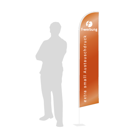 Beachflag Wind Austauschdruck | Extra Small (215 cm) | einseitig bedruckt