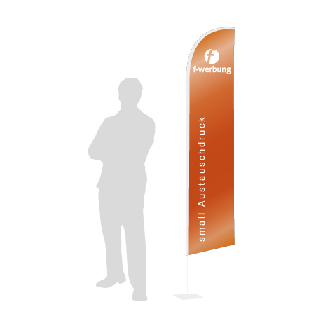 Beachflag Wind Austauschdruck | Small (260 cm) | einseitig bedruckt