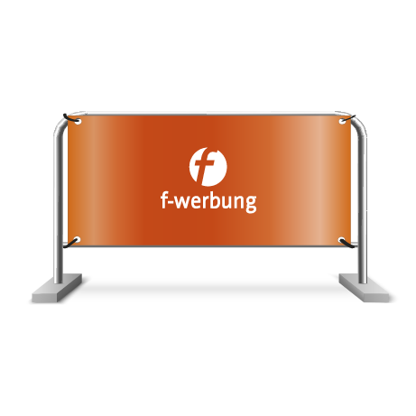 Absperrgitterbanner | B 233 cm x H 75 cm | einseitig bedruckt