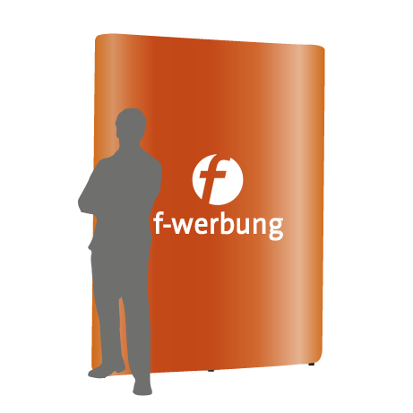 Pop-Up Faltwand | 2 x 3 Felder gerade | einseitig bedruckt