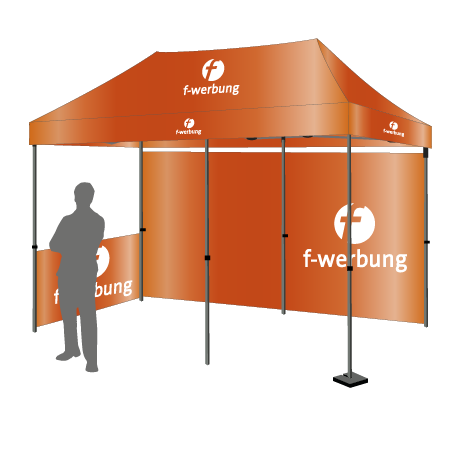 Faltpavillon | 3x6 | bedruckt