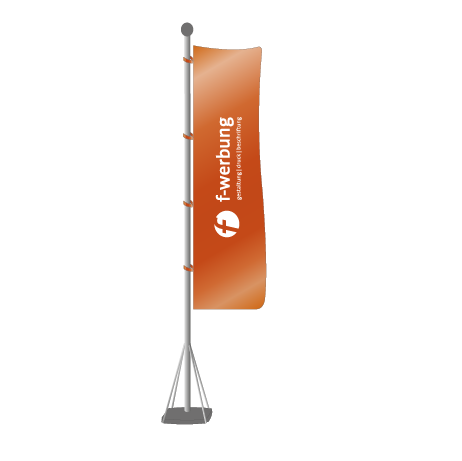 Mobiler Fahnenmast 5m