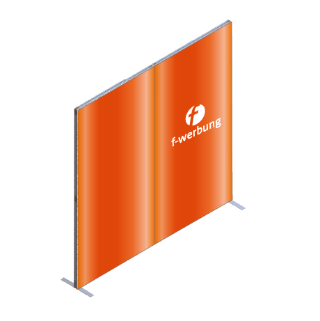 FASTFRAME™ gerade Wand | 2 Module | mit Druck