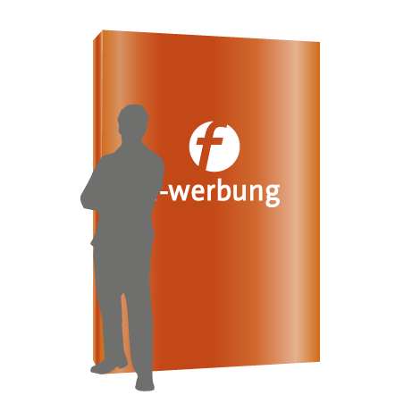 Textilfaltwand | 2 x 3 Felder gerade | einseitig bedruckt