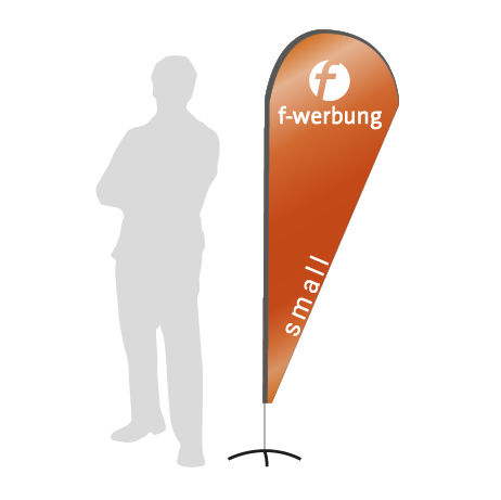 Beachflag Drop | Small (210 cm) | einseitig bedruckt