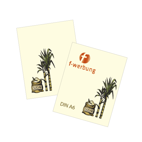 Drucksachen aus Zuckerrohrpapier