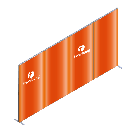 FASTFRAME™ gerade Wand | 4 Module | mit Druck