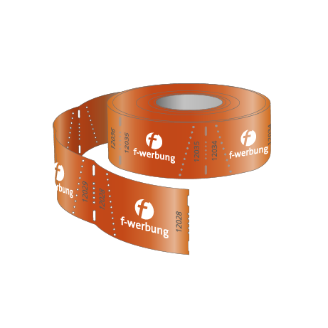 Rolleneintrittskarten (1000 Abrisse) Individualdruck