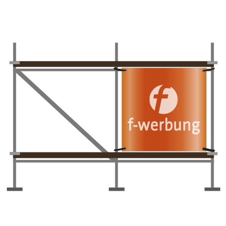 Gerüstbanner | individuelle Größe | einseitig bedruckt