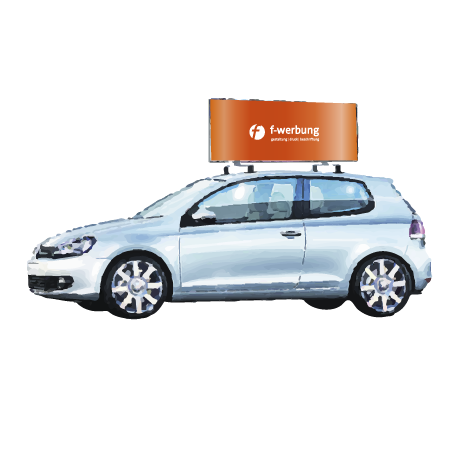 Dachwerbeschild - Promo Drive (fahrbar)