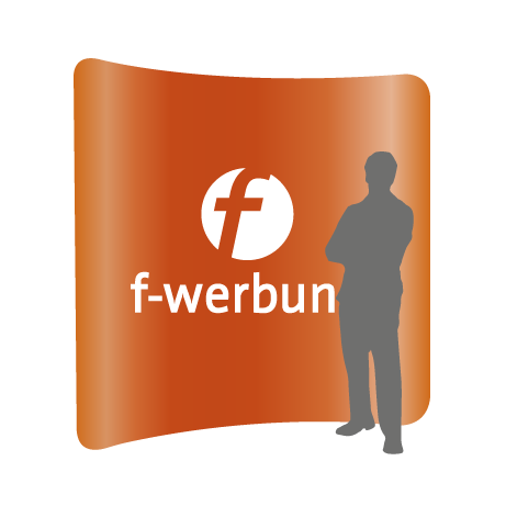 Textilwand ALU | 240er gebogen | einseitig bedruckt