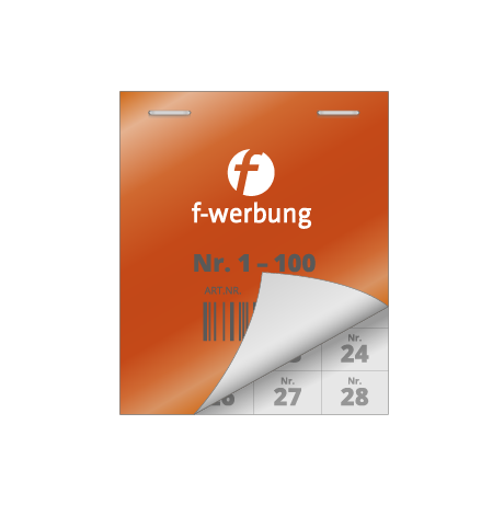 Gewinnaufklebenummern