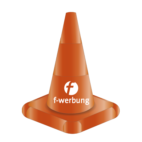 Aufblasbarer Straßenpylon als Produktnachbildung