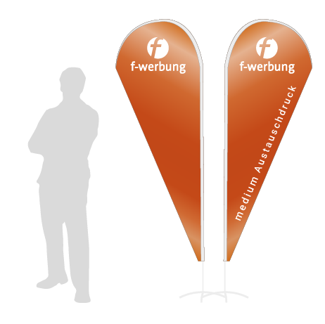 Beachflag Drop Austauschdruck | Medium (280 cm) | beidseitig bedruckt
