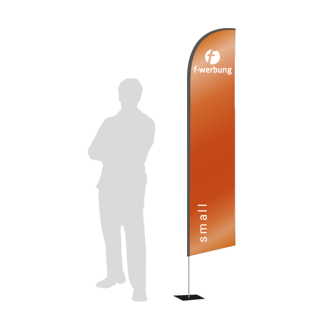 Beachflag Wind | Small (260 cm) | einseitig bedruckt