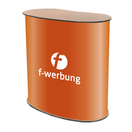 Messetheke Basic | B 91 cm x H 92,6 cm x T 47 cm | bedruckt
