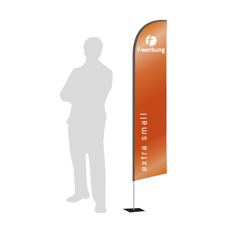 Beachflag Wind | Extra Small (215 cm) | einseitig bedruckt
