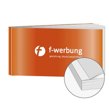 Broschüren Klebebindung DIN lang