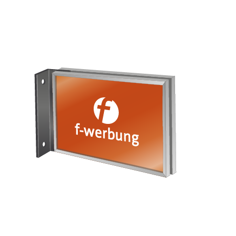 Fahnenschild | System Karlsruhe | DIN A5 quer