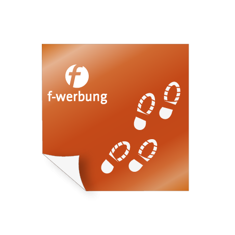 Fußbodenaufkleber