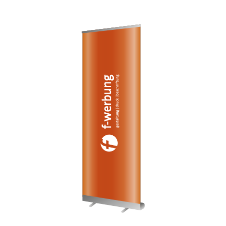 Roll-Up Budget | B 100 cm x H 200 cm | einseitig bedruckt