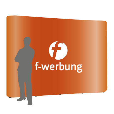 Pop-Up Faltwand | 4 x 3 Felder gerade | einseitig bedruckt
