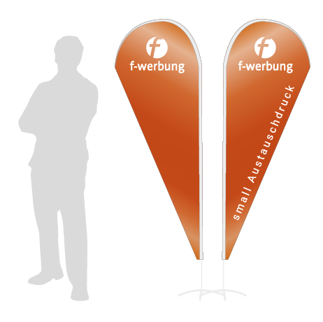 Beachflag Drop Austauschdruck | Small (210 cm) | beidseitig bedruckt