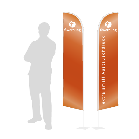 Beachflag Wind Austauschdruck | Extra Small (215 cm) | beidseitig bedruckt