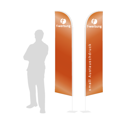 Beachflag Wind Austauschdruck | Small (260 cm) | beidseitig bedruckt